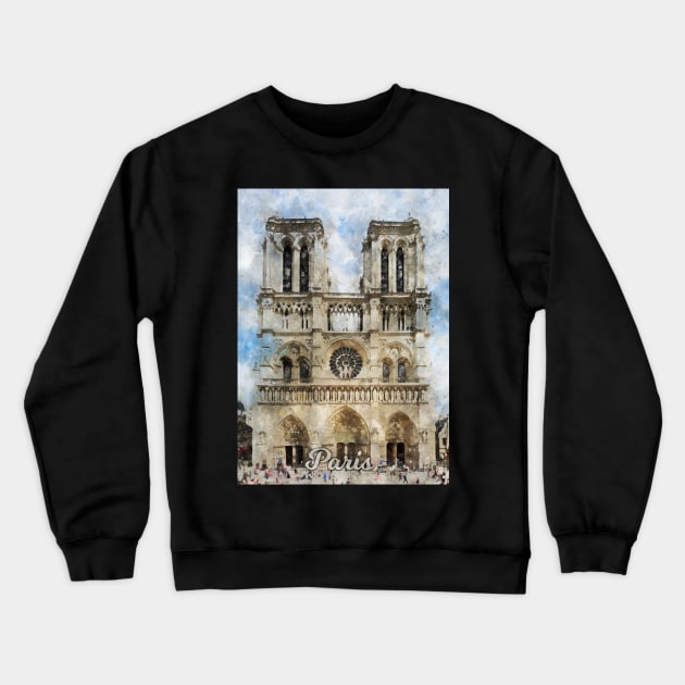 Paris Crewneck Sweatshirt by Durro